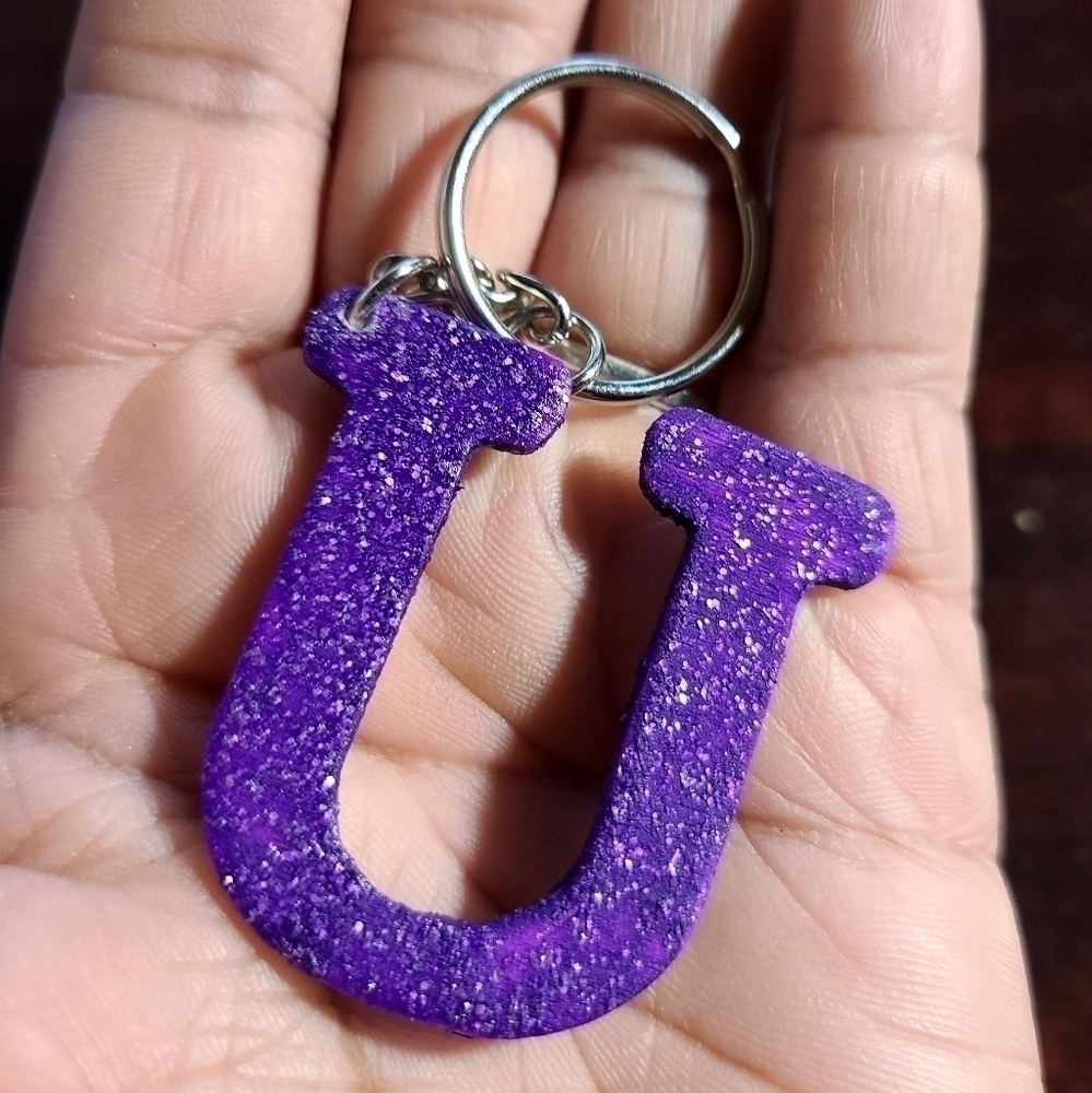 LETTER U Keychain